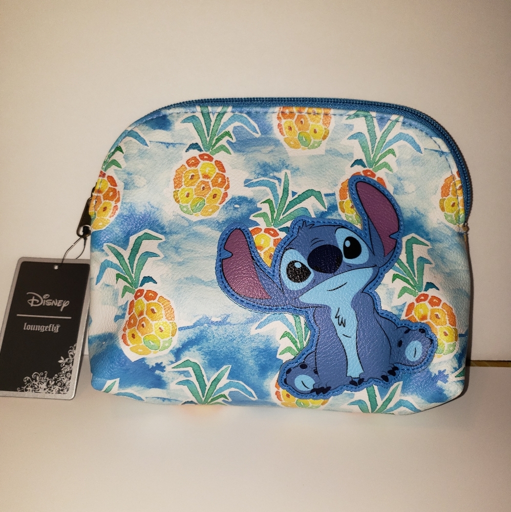 Loungefly Disney Stich Pineapples Makeup Bag